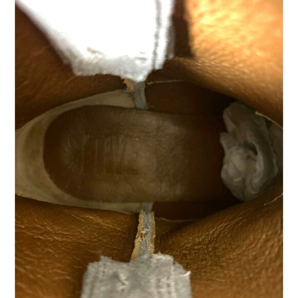 Frye Womens 9 Gray Suede Leather Heeled Pointed Toe Western Ankle Booties NEW - Picture 9 of 9